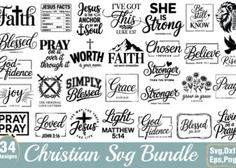 Christian t-shirt bundle christian svg bundle