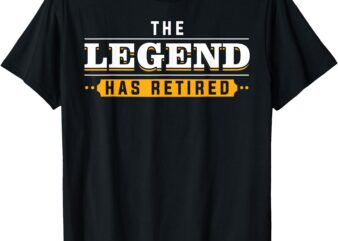 Cool Retired Art For Men Dad Grandpa Retiring Retirement T-Shirt