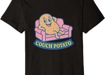 Couch Potato – Lazy Day Humor Design for Chill Lovers Premium T-Shirt