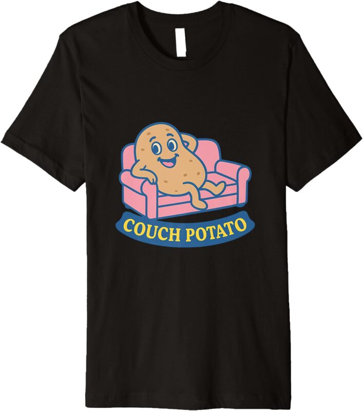 Couch Potato – Lazy Day Humor Design for Chill Lovers Premium T-Shirt