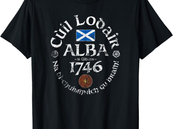 Culloden never forget! scotland 16 april 1746 distressed t-shirt