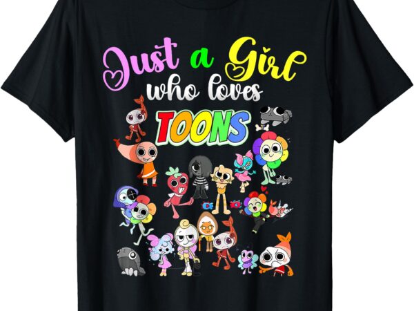 Dandy’s girl who loves toons _ funny birthday kids world t-shirt