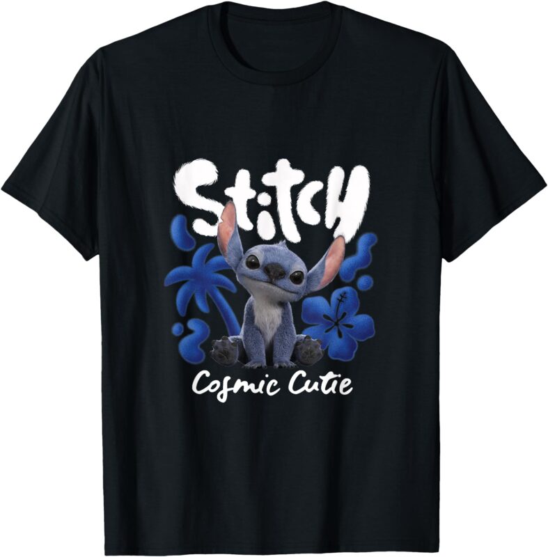 Disney Lilo & Stitch Cosmic Cutie Tropical Logo T-Shirt