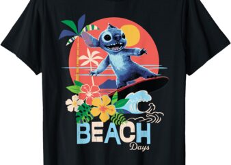 Disney Lilo & Stitch Live-Action Movie _Beach Days_ Surfing T-Shirt