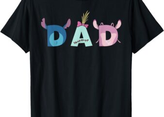 Disney Lilo & Stitch _Dad_ Father’s Day Birthday Family Trip T-Shirt