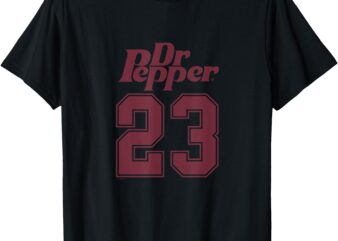 Dr. Pepper 23 Flavors Retro Red Collegiate Style T-Shirt