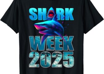 Funny Shark Lover 2025 – Ocean Conservation Week T-Shirt