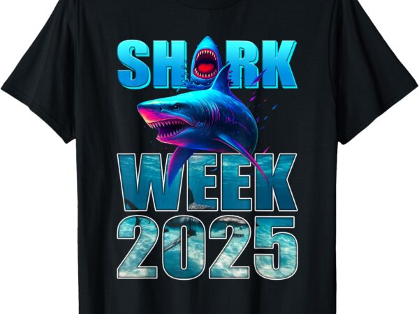 Funny shark lover 2025 – ocean conservation week t-shirt