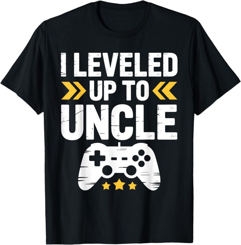 Funny Uncle Art For Uncle Men From New Promoted To Uncle T-Shirt