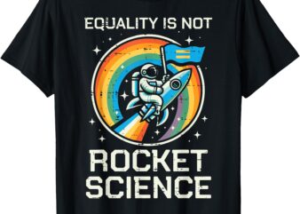 Gay Pride Month Equality Rocket Science LGBTQ Ally Boys Kids T-Shirt