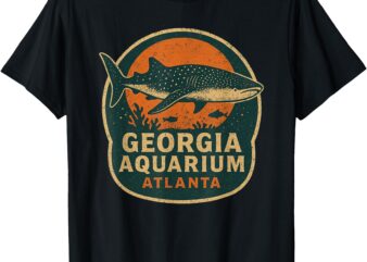 Georgia Aquarium Whale Shark Shirt Retro Ocean Atlanta Tour T-Shirt