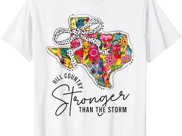 Girly pray for texas strong 2025 floral coquette bow usa t-shirt