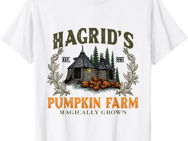 Hagrids pumpkins farm grown halloween witch spooky season t-shirt