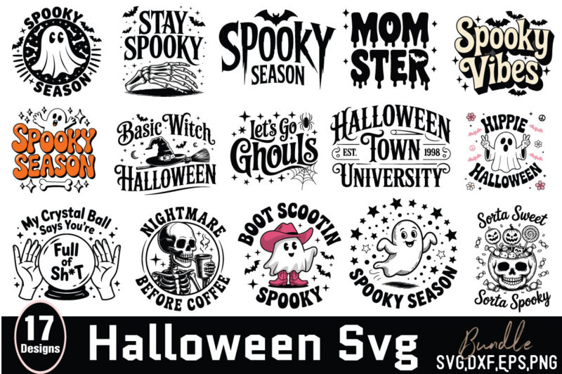 Halloween T-shirtBundle Halloween Svg Bundle