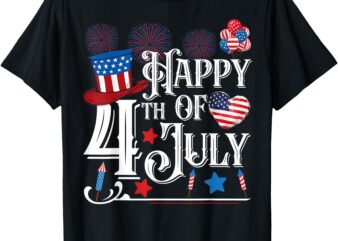 Happy 4th Of July Funny Fourth of July Independence Day Men T-Shirt