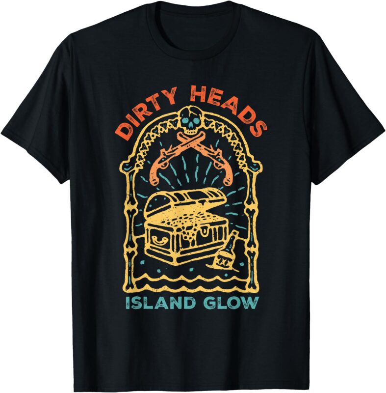 Heads Dirty Island Glow Retro T-Shirt