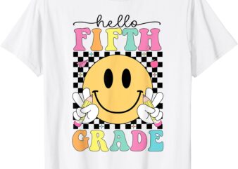 Hello Fifth Grade Teacher Kids 5th Grade Team Back To School T-Shirt