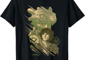 Hiccup And Toothless T-Shirt