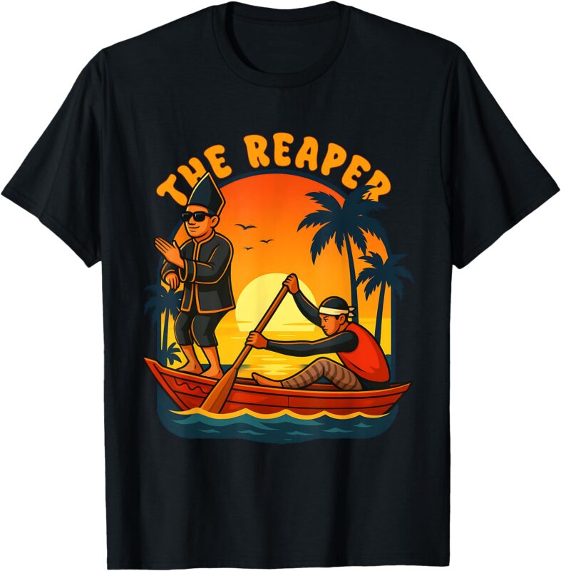 Indonesian Boat Racing Kid Viral Reaper Aura Farming Pacu T-Shirt