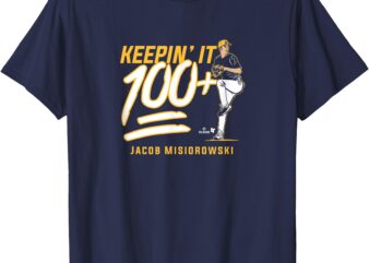Jacob Misiorowski – Keepin’ It 100+ – Milwaukee Baseball T-Shirt