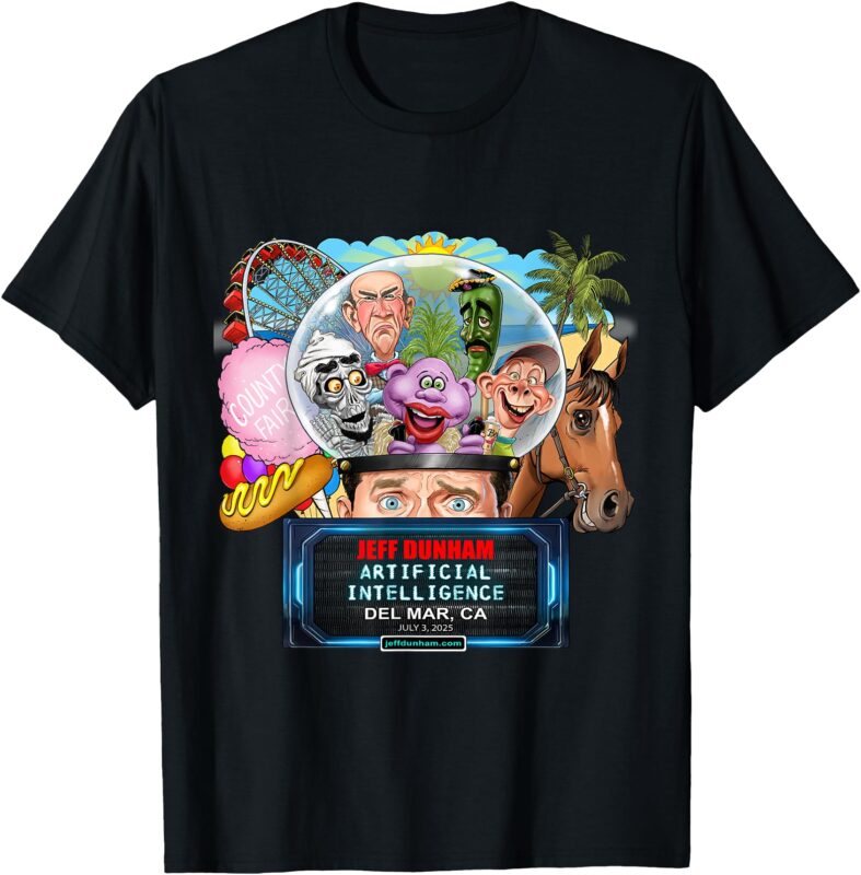 Jeff Dunham Del Mar, CA (2025) T-Shirt