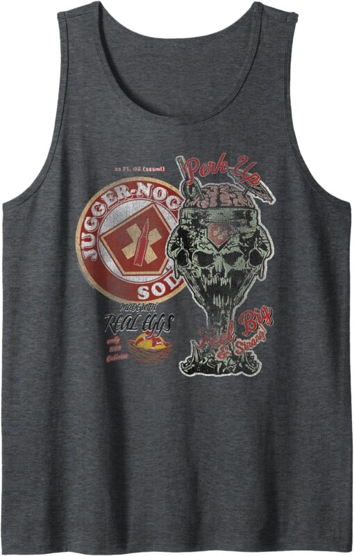 Jugger-Nog Soda Collage Video Game Tank Top