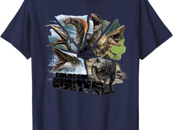 Jurassic world rebirth colossal giants herd t-shirt