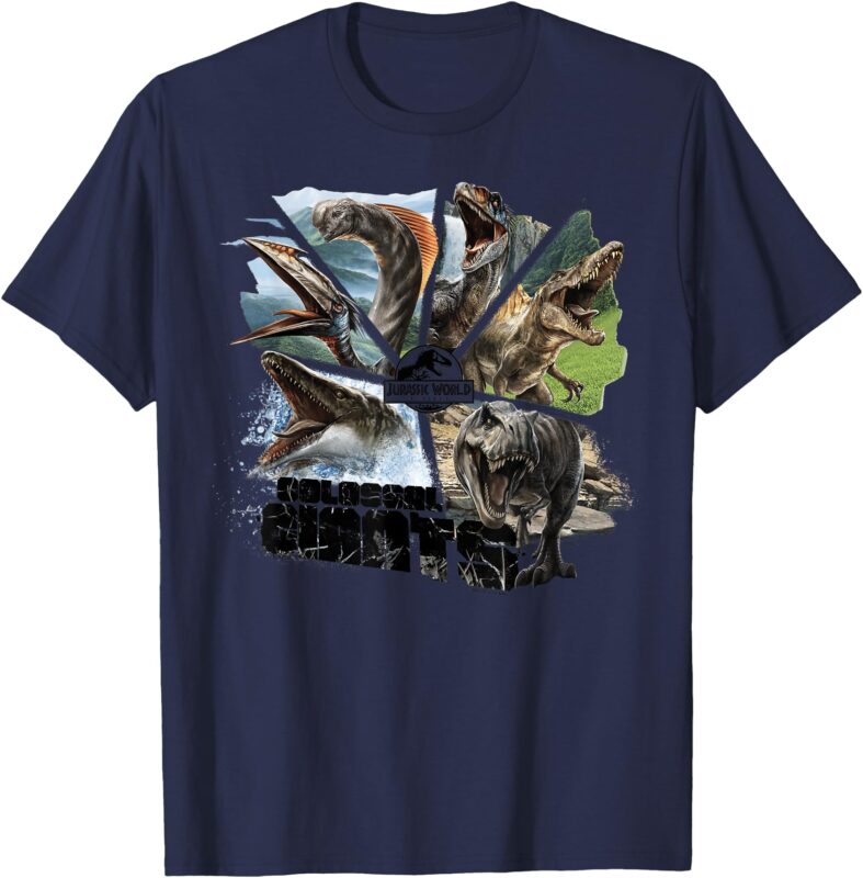 Jurassic World Rebirth Colossal Giants Herd T-Shirt