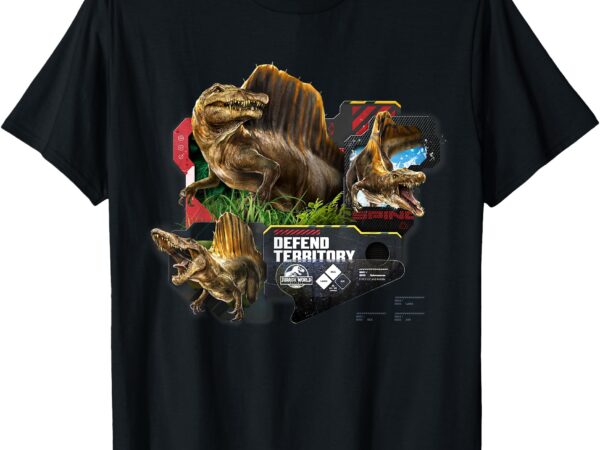 Jurassic world rebirth spinosaurus defend territory t-shirt