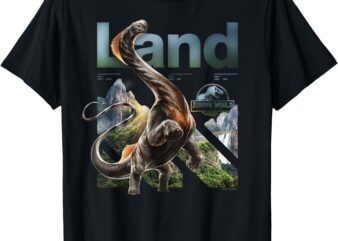 Jurassic World Rebirth Titanosaurus Land Dinosaur T-Shirt