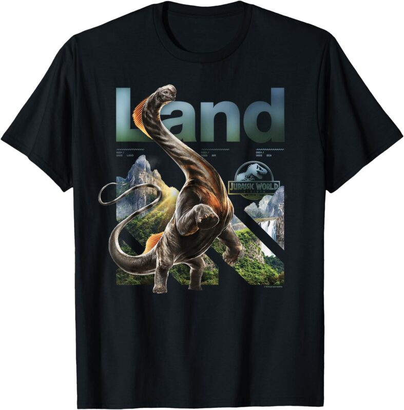 Jurassic World Rebirth Titanosaurus Land Dinosaur T-Shirt