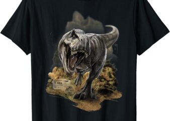 Jurassic World Rebirth Tyrannosaurus On The Attack T-Shirt