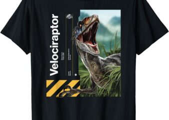 Jurassic World Rebirth Velociraptor Covert Mission T-Shirt