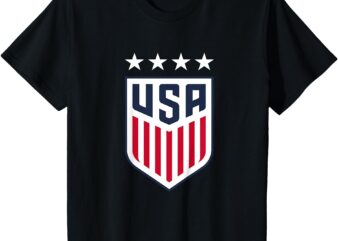 Kids Officially Licensed USA Soccer U.S. Soccer Gear, USA Crest T-Shirt