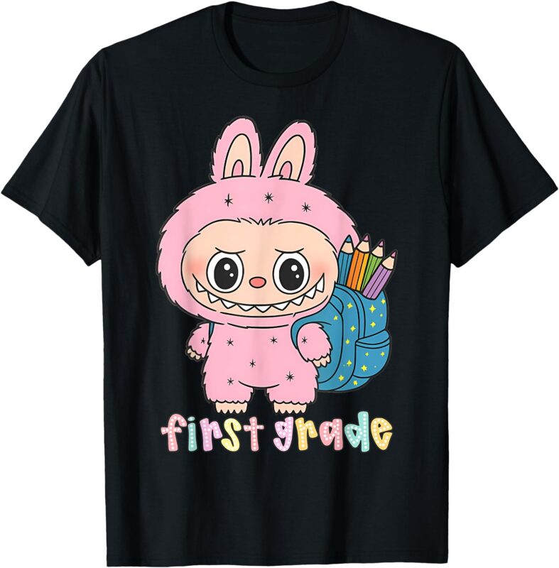 Labu Back To School Bubu Teacher First Grade First Day T-Shirt