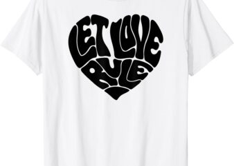 Lenny Kravitz – Heart On White T-Shirt