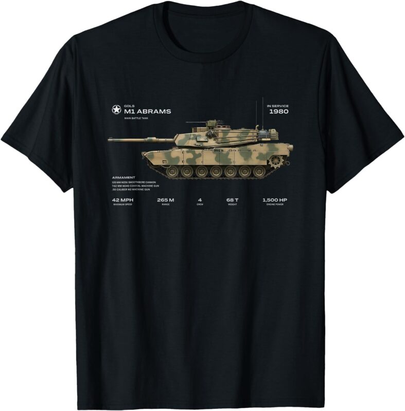 M1 Abrams Tank T-Shirt