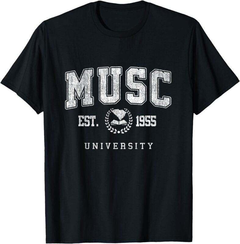 MUSC Arch Collegiate Retro for Tee Men Women T-Shirt