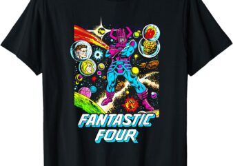 Marvel Fantastic Four Classic Galactus Comic Cover T-Shirt