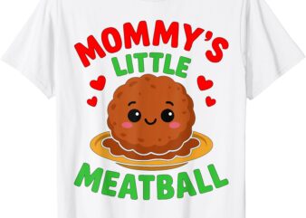 Mommy’s Little Meatball Italian Kids T-Shirt