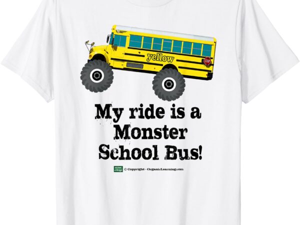 Monster school bus tee t-shirt