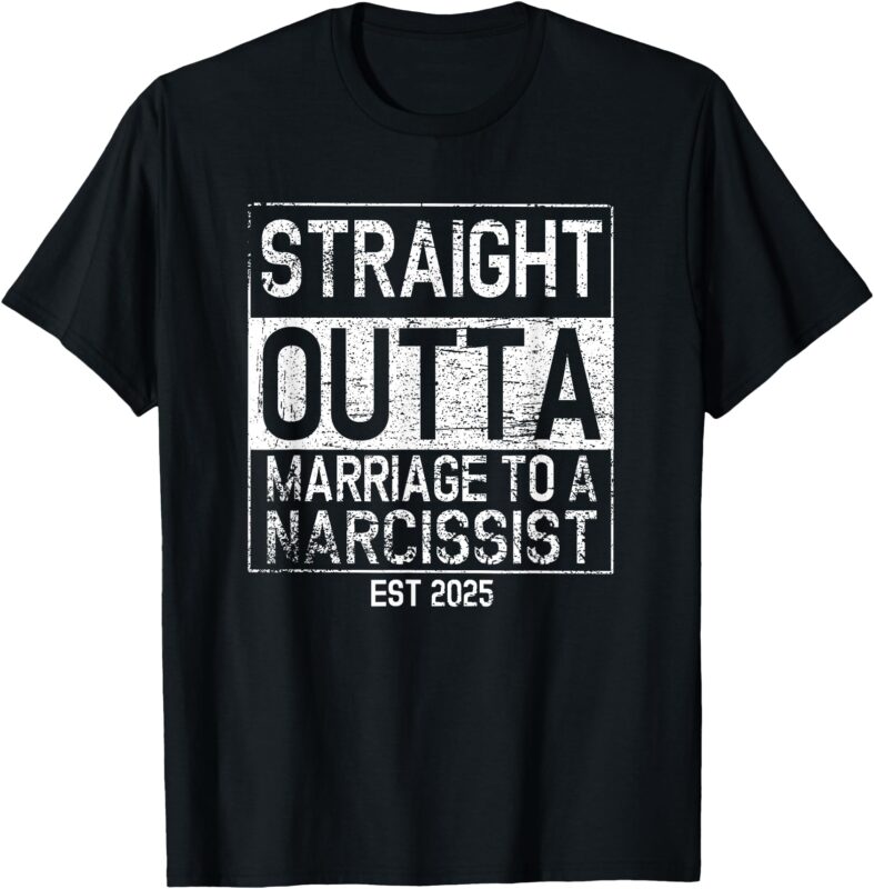 Narcissist Divorce Party 2025 Survivor T-Shirt