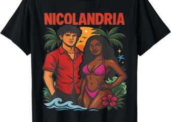 Nicolandria Funny Quote Island Love Television Show Meme T-Shirt