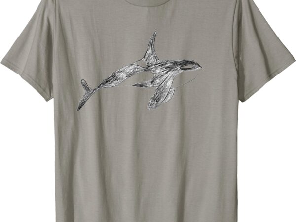 Orca1 hand drawn t-shirt