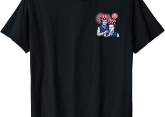 On The Fourth Of July Boats, Hoes & Freedom ( 2 SIDE) T-Shirt