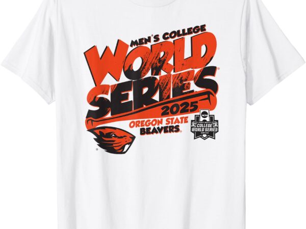 Oregon state beavers mcws 2025 college world series baseball t-shirt