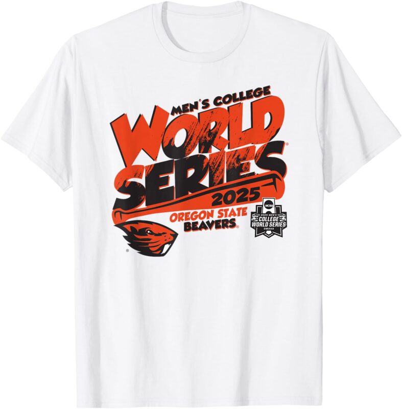 Oregon State Beavers MCWS 2025 College World Series Baseball T-Shirt