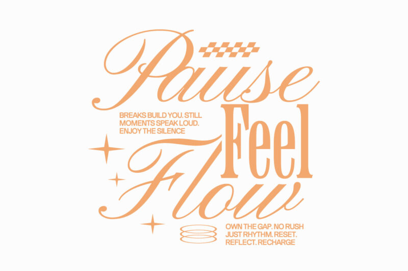 Slow Living Typography Quotes T-shirt Designs Bundle