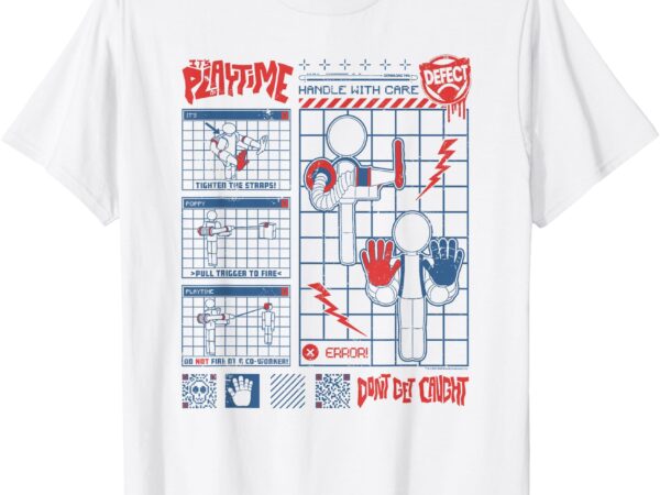 Poppy playtime it’s playtime player instruction manual t-shirt