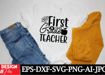 First Grade Teacher T-shirt Design,Welcome Back To School PNG, Retro Back To School Png, Back To School shirt Png, First day of school Png,